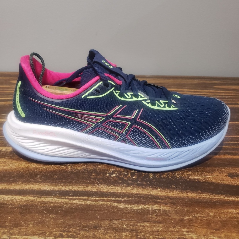 ASICS Athletic Shoes Womens 9 Gel Cumulus 26 Blue Good 1012B738 Running Walking